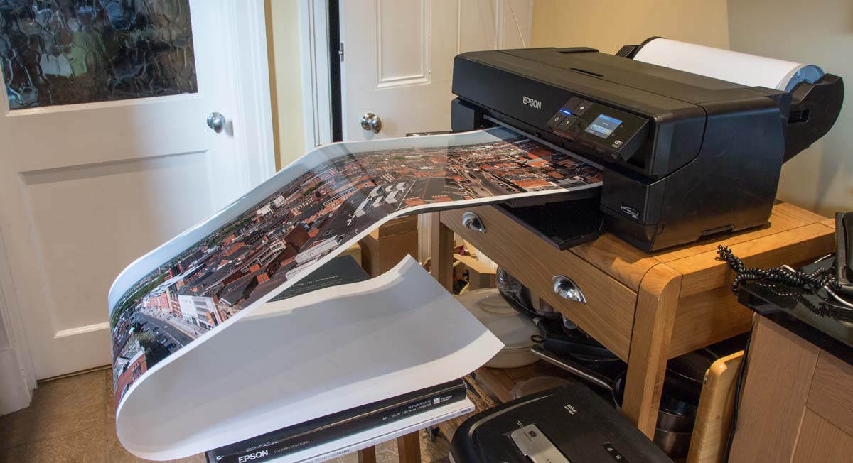 Three metre print - view of Leiceste