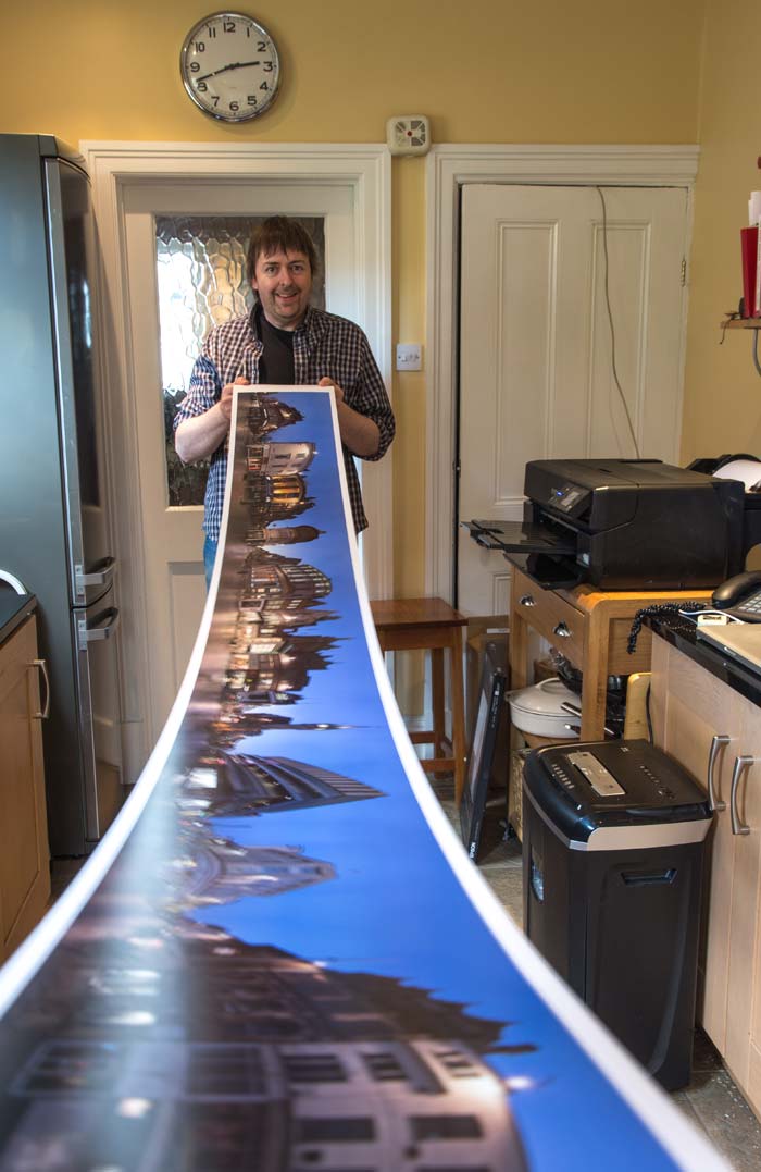 Keith cooper holding large print
